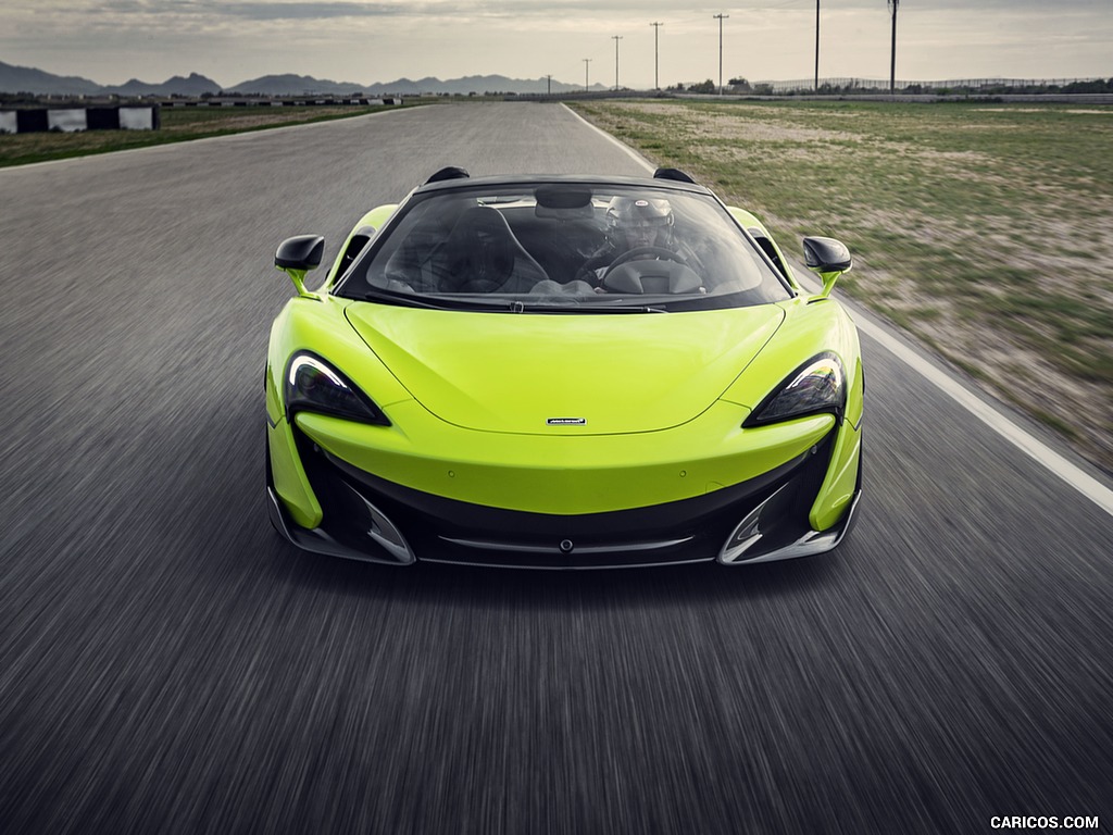 2020 McLaren 600LT Spider (Color: Lime Green) - Front