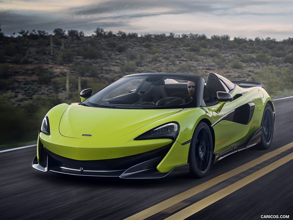 2020 McLaren 600LT Spider (Color: Lime Green) - Front