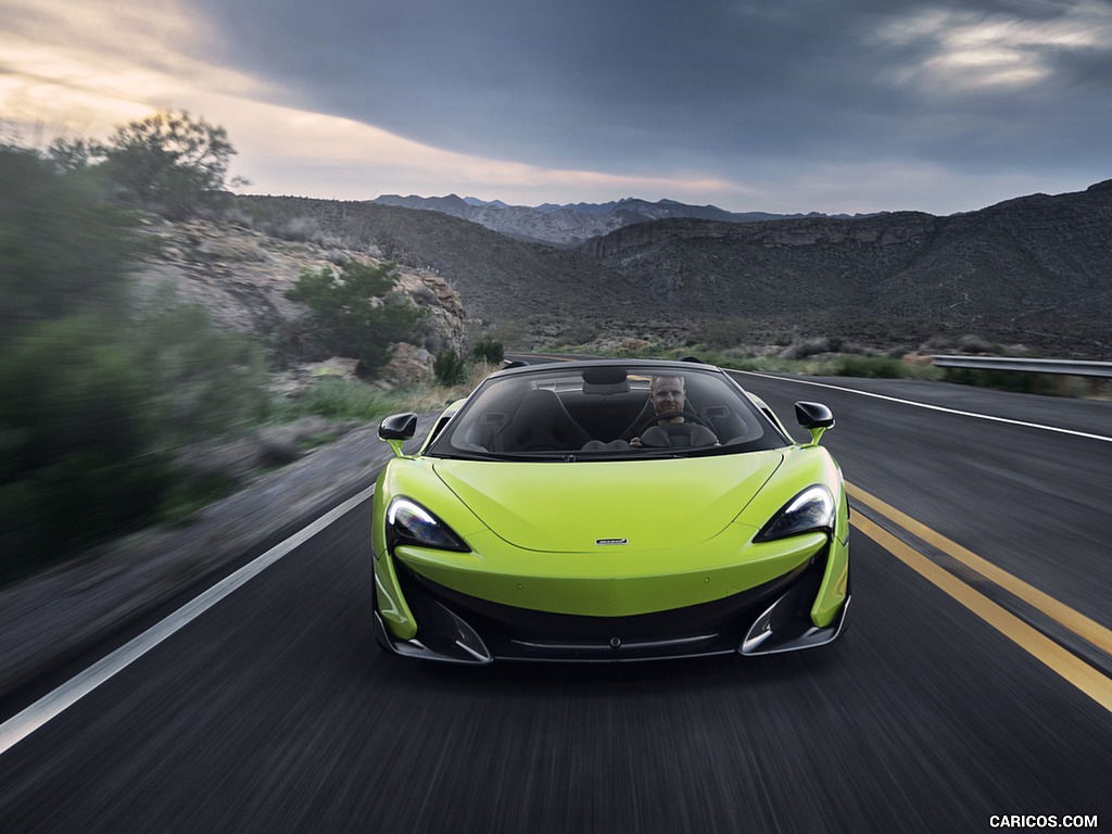 2020 McLaren 600LT Spider (Color: Lime Green) - Front