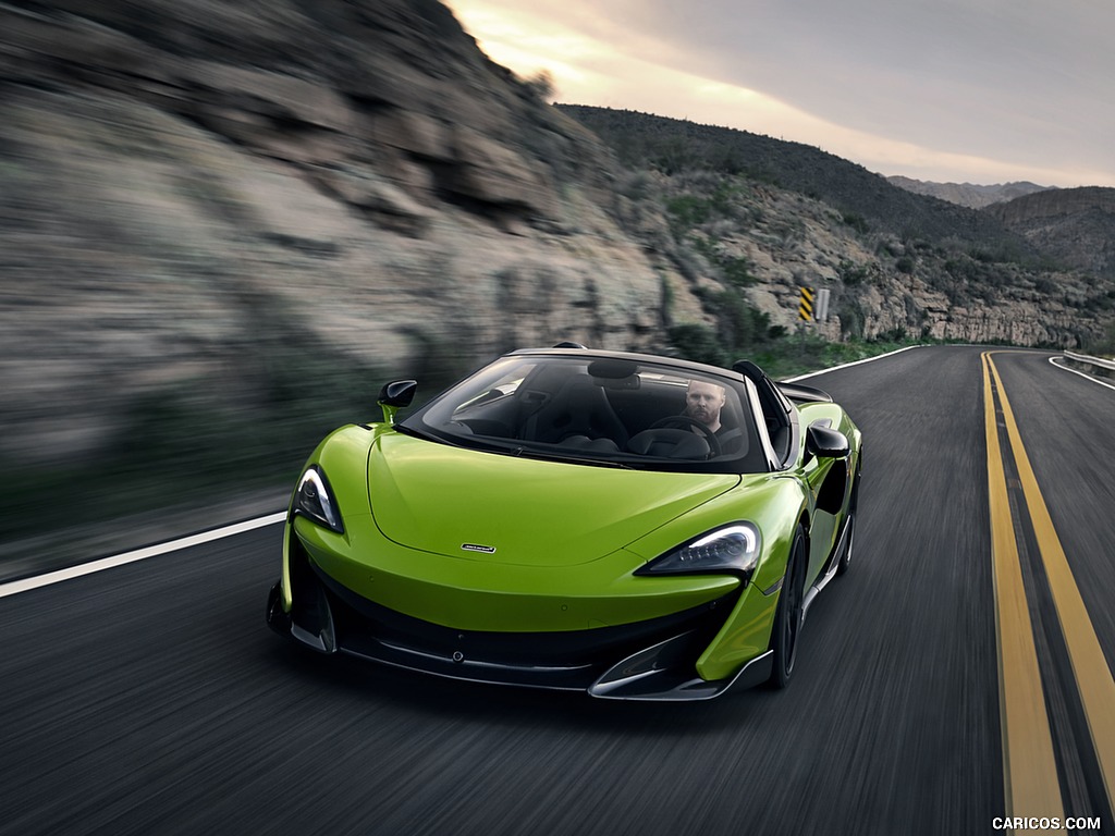 2020 McLaren 600LT Spider (Color: Lime Green) - Front