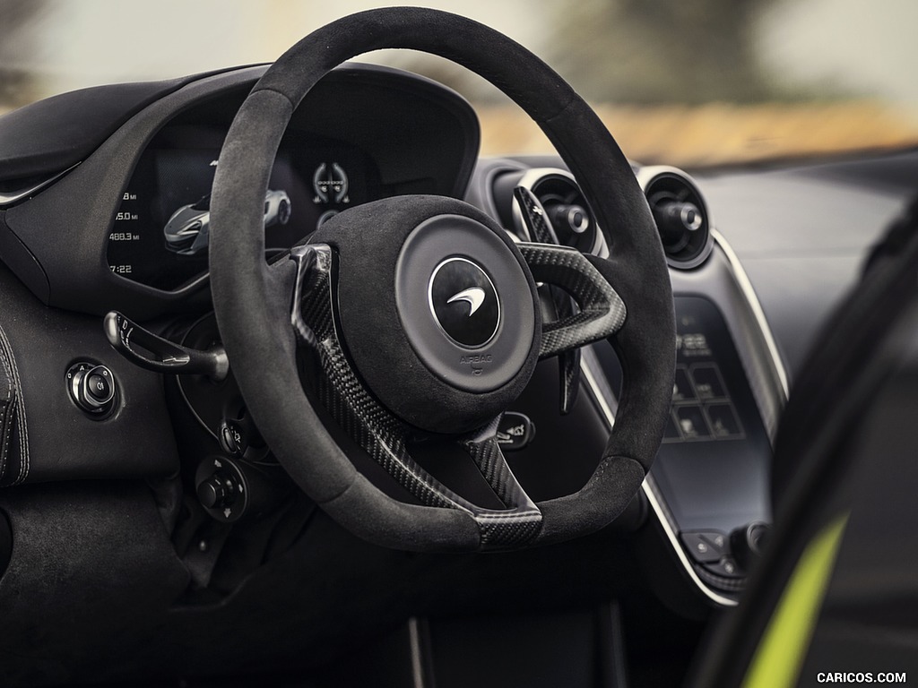 2020 McLaren 600LT Spider (Color: Lime Green) - Interior, Detail