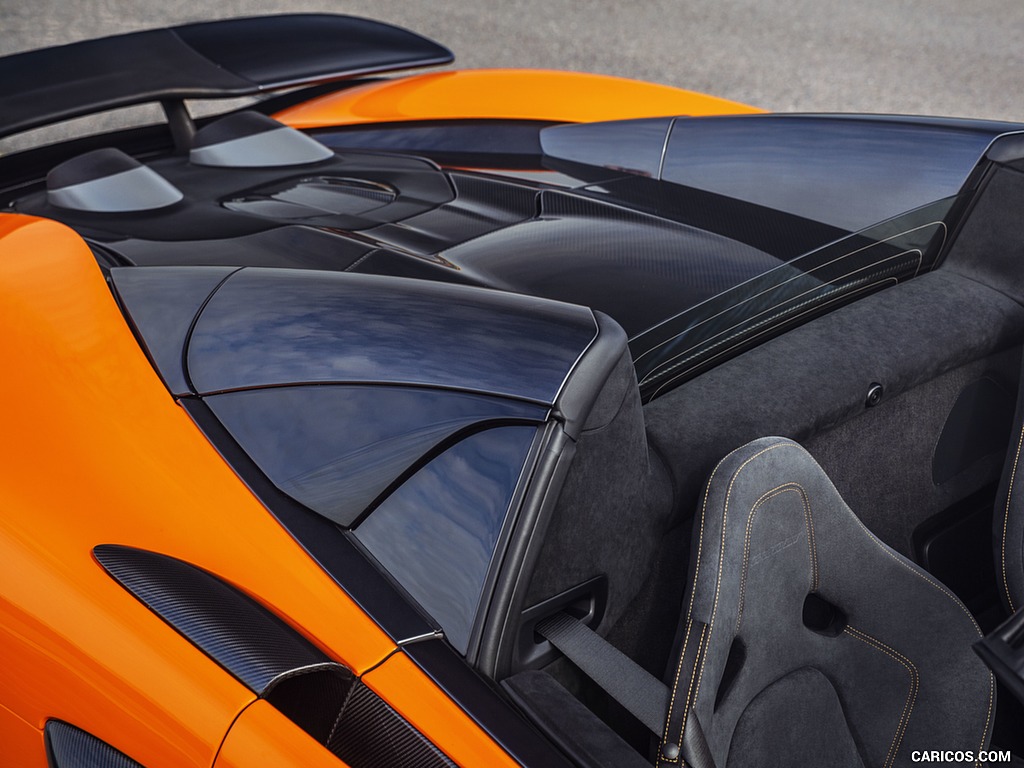 2020 McLaren 600LT Spider (Color: Myan Orange) - Detail