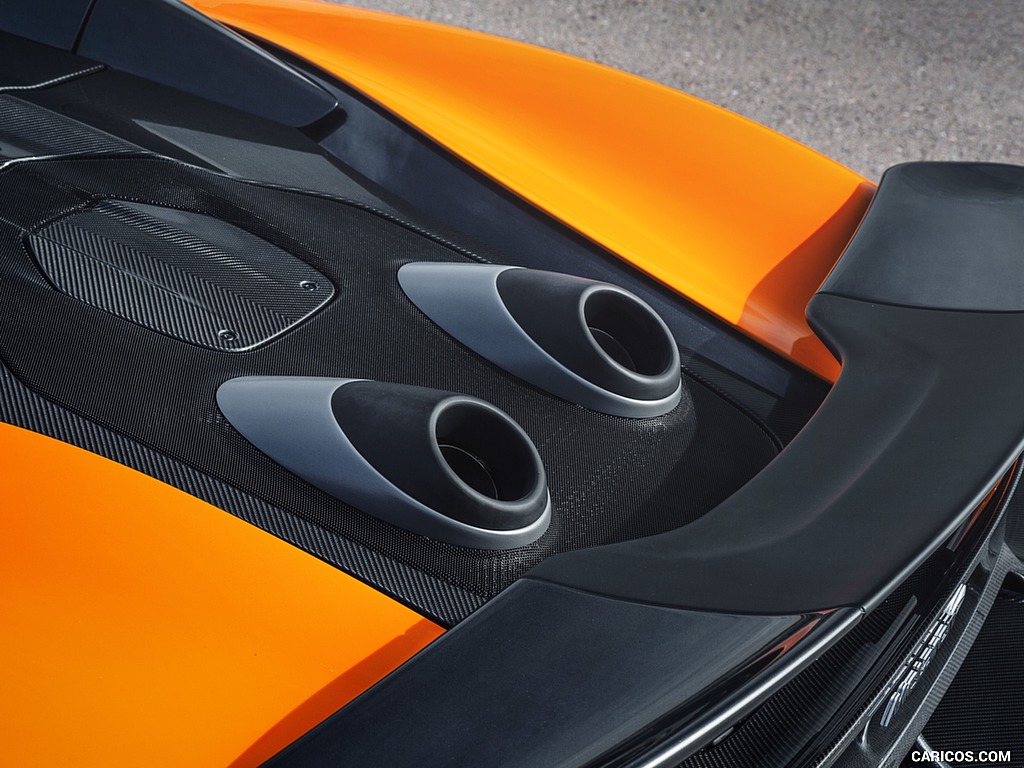 2020 McLaren 600LT Spider (Color: Myan Orange) - Exhaust