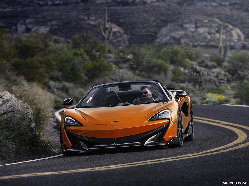 2020 McLaren 600LT Spider (Color: Myan Orange) - Front