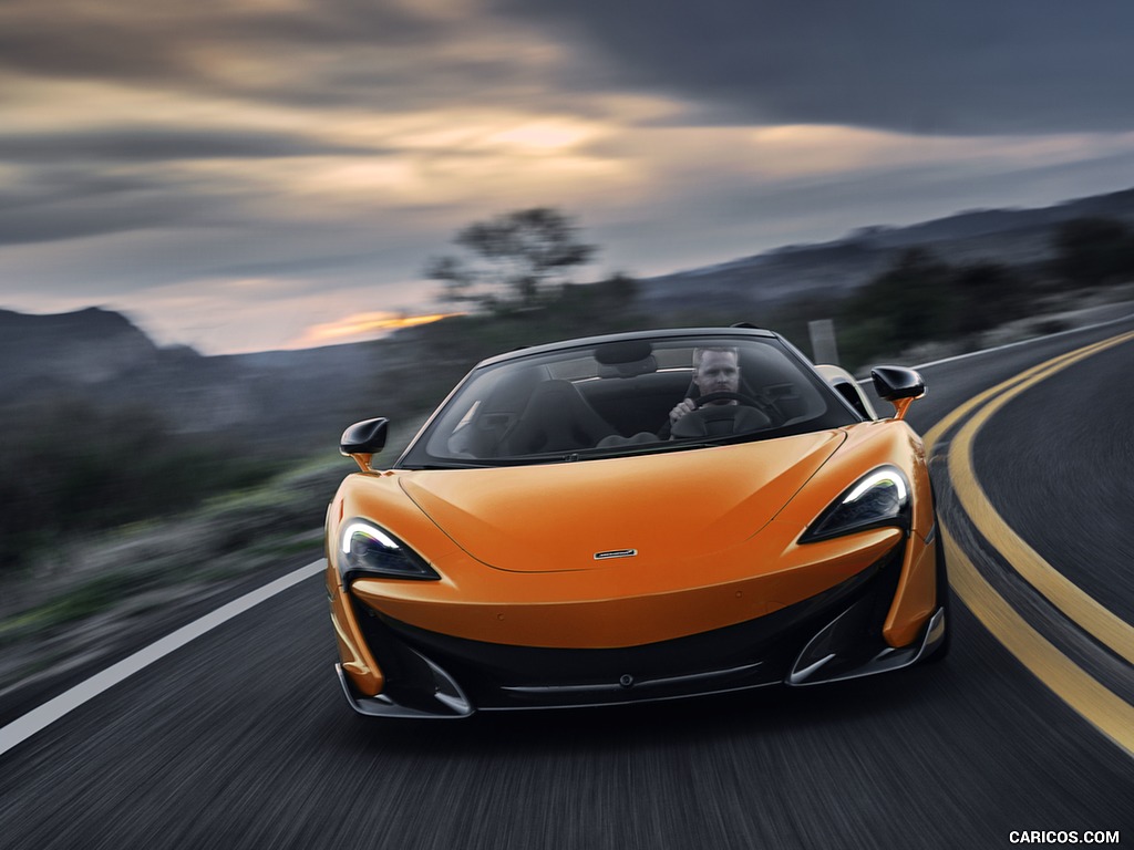 2020 McLaren 600LT Spider (Color: Myan Orange) - Front