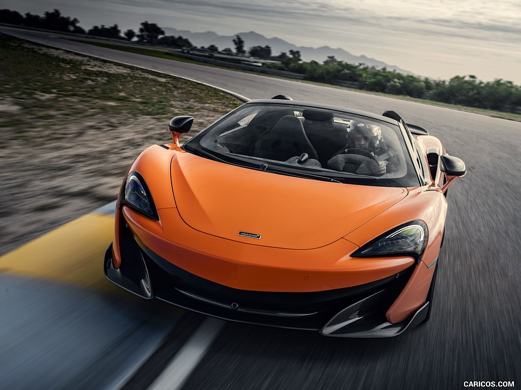 2020 McLaren 600LT Spider (Color: Myan Orange) - Front