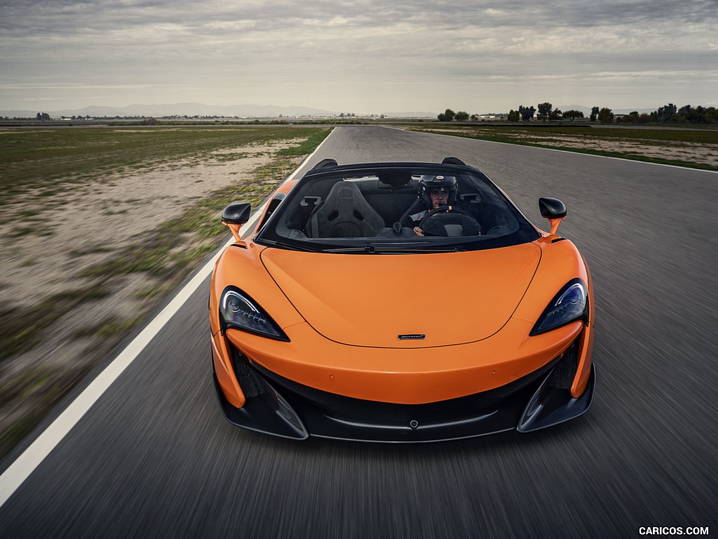 2020 McLaren 600LT Spider (Color: Myan Orange) - Front