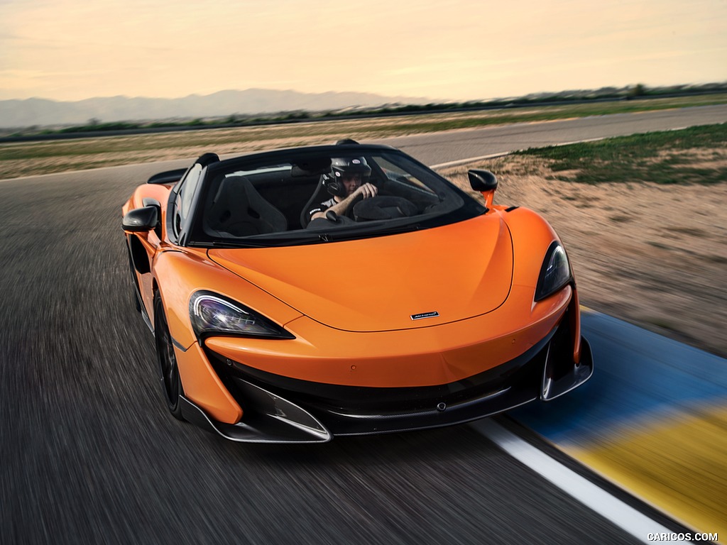 2020 McLaren 600LT Spider (Color: Myan Orange) - Front