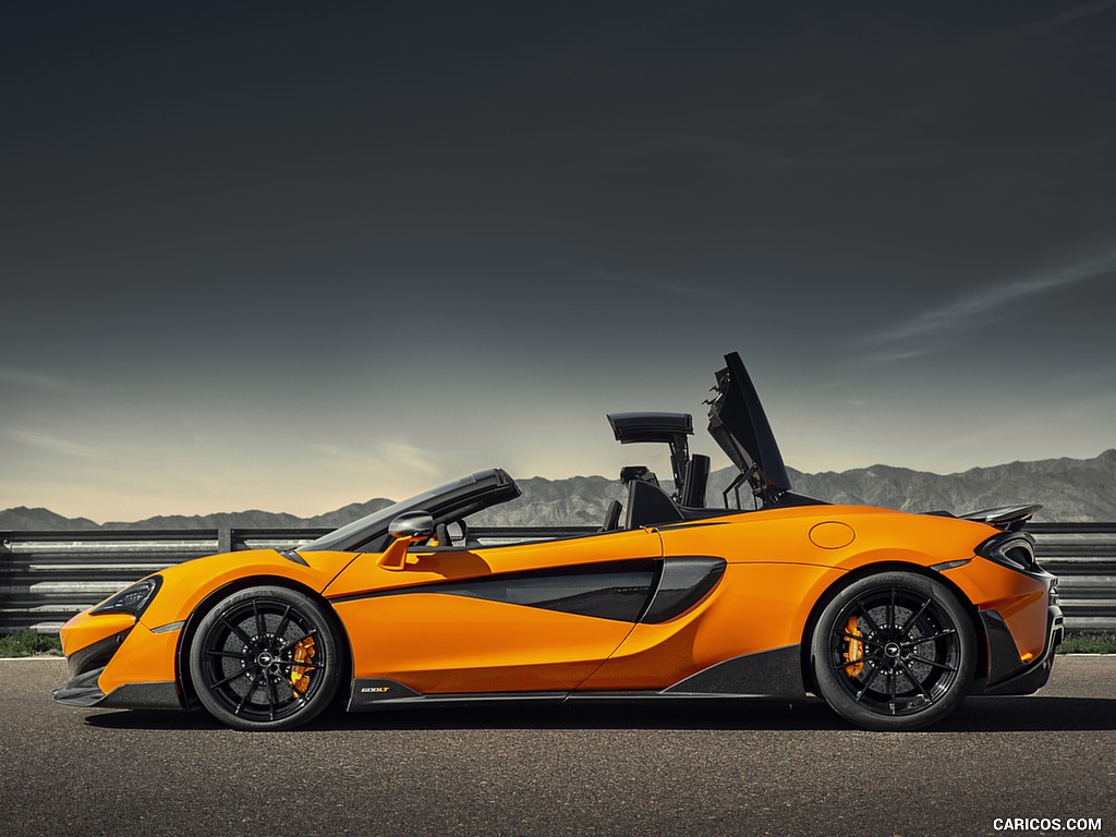 2020 McLaren 600LT Spider (Color: Myan Orange) - Side