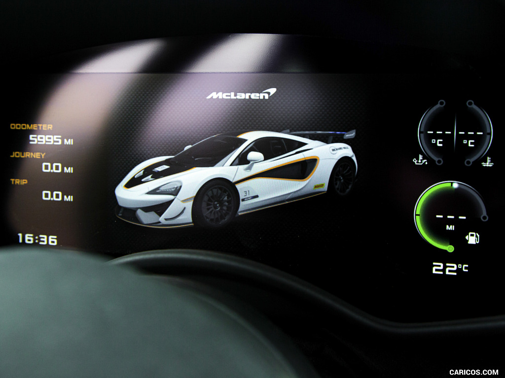 2020 McLaren 620R - Digital Instrument Cluster