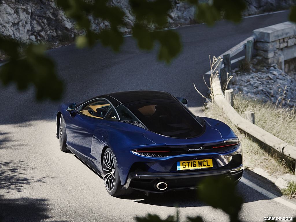 2020 McLaren GT (Color: Namaka Blue) - Rear