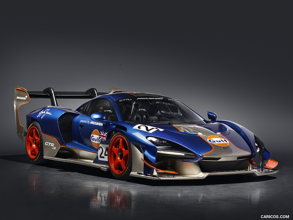 2020 McLaren Senna GTR LM Gulf - Front Three-Quarter