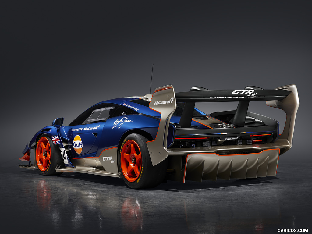 2020 McLaren Senna GTR LM Gulf - Rear Three-Quarter