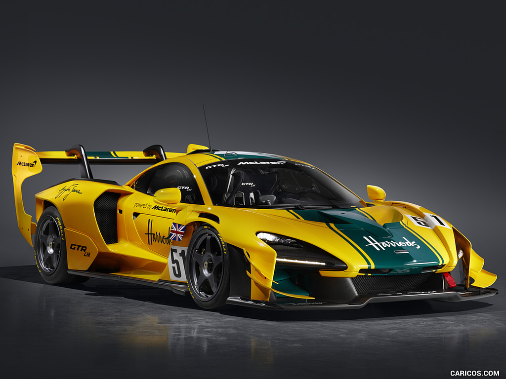 2020 McLaren Senna GTR LM Harrods - Front Three-Quarter