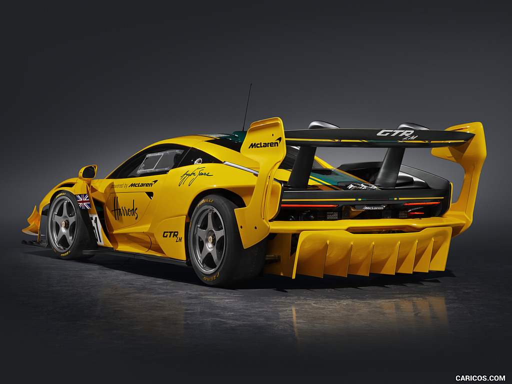 2020 McLaren Senna GTR LM Harrods - Rear Three-Quarter