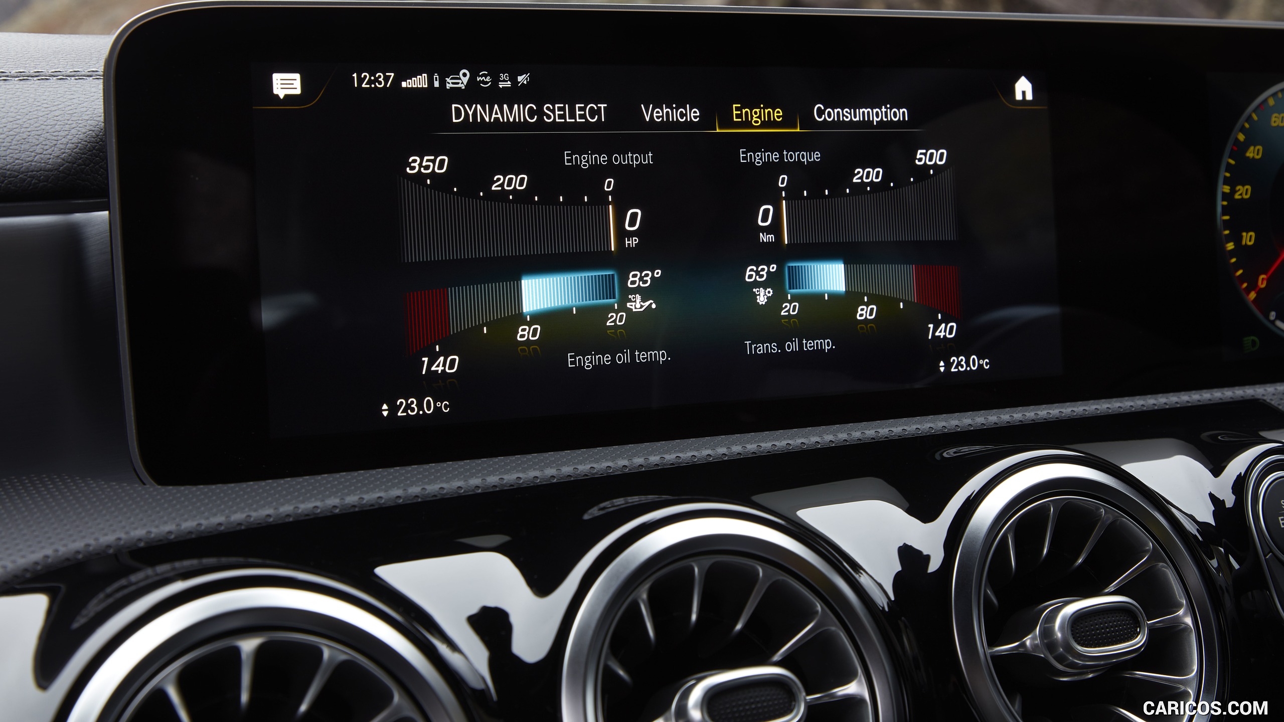 2020 Mercedes-AMG A 35 Sedan (UK-Spec) - Central Console, #89 of 101