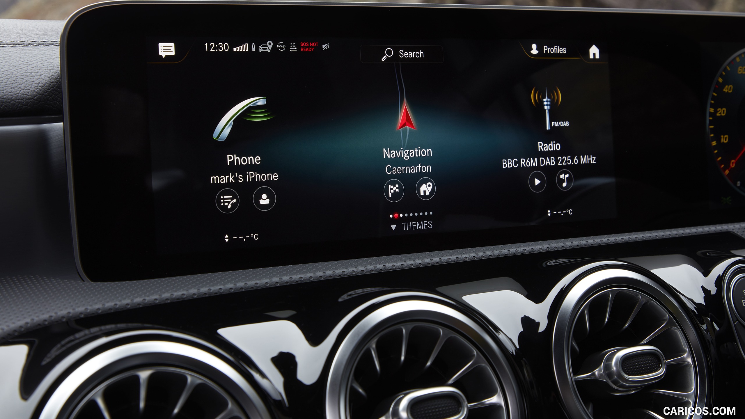 2020 Mercedes-AMG A 35 Sedan (UK-Spec) - Central Console, #93 of 101