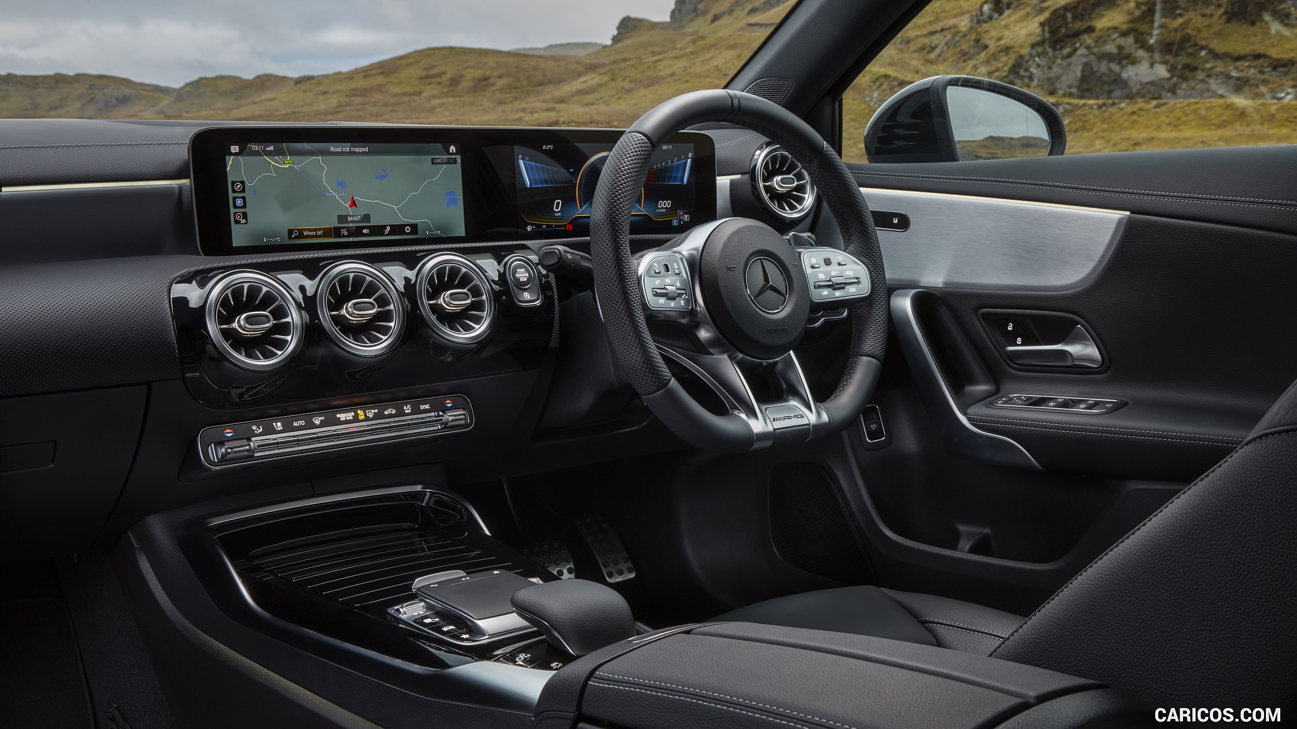 2020 Mercedes-AMG A 35 Sedan (UK-Spec) - Interior, #72 of 101