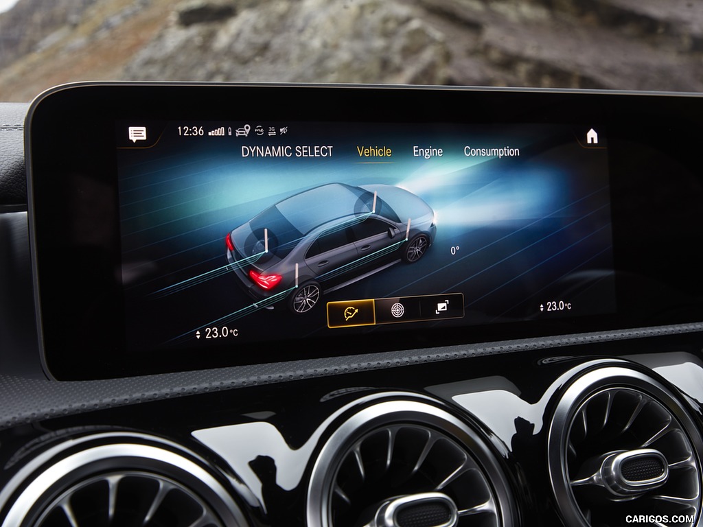 2020 Mercedes-AMG A 35 Sedan (UK-Spec) - Central Console