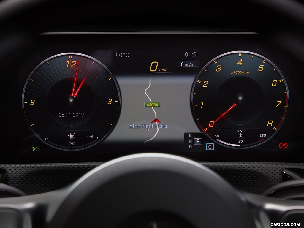 2020 Mercedes-AMG A 35 Sedan (UK-Spec) - Digital Instrument Cluster