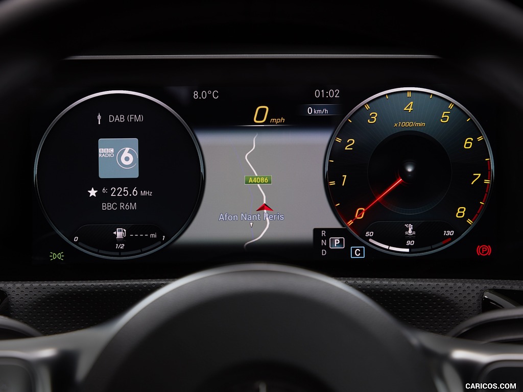 2020 Mercedes-AMG A 35 Sedan (UK-Spec) - Digital Instrument Cluster