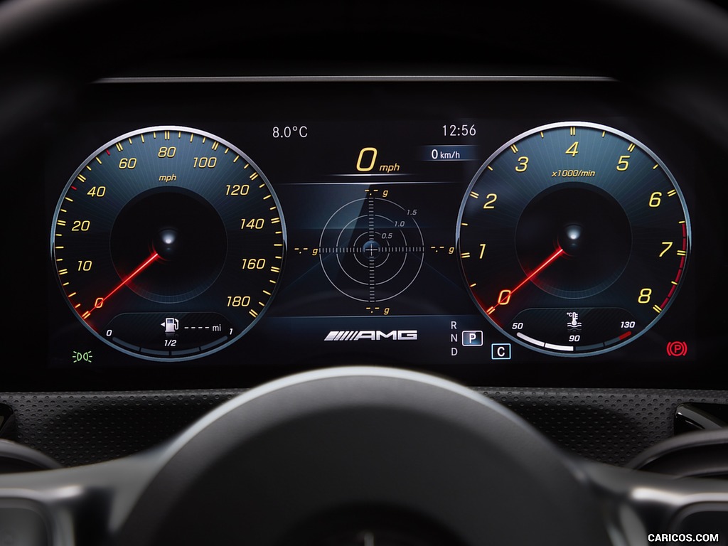 2020 Mercedes-AMG A 35 Sedan (UK-Spec) - Digital Instrument Cluster