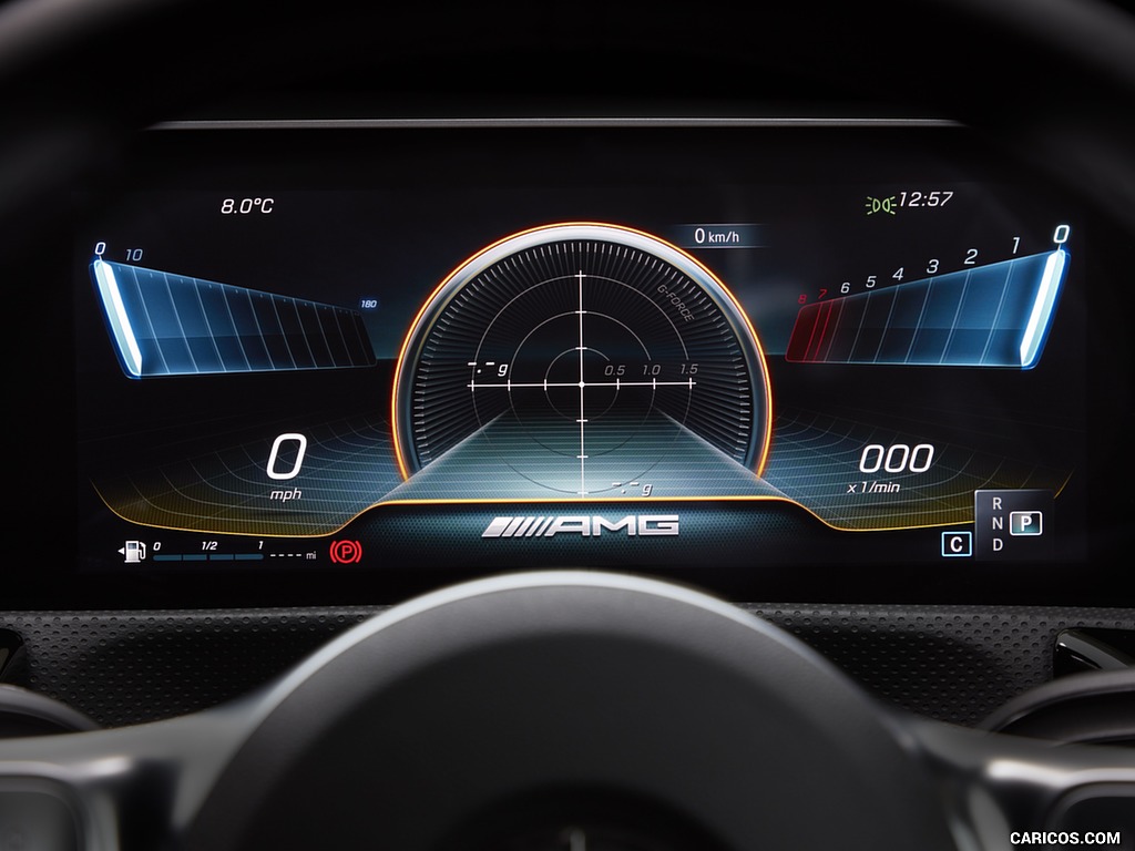 2020 Mercedes-AMG A 35 Sedan (UK-Spec) - Digital Instrument Cluster