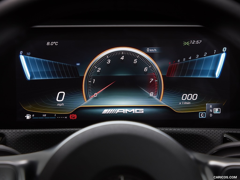 2020 Mercedes-AMG A 35 Sedan (UK-Spec) - Digital Instrument Cluster