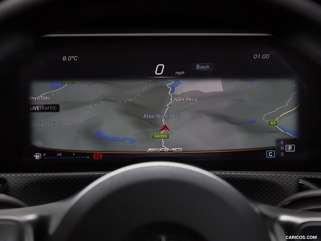 2020 Mercedes-AMG A 35 Sedan (UK-Spec) - Digital Instrument Cluster