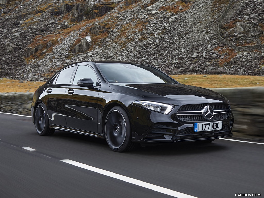 2020 Mercedes-AMG A 35 Sedan (UK-Spec) - Front Three-Quarter