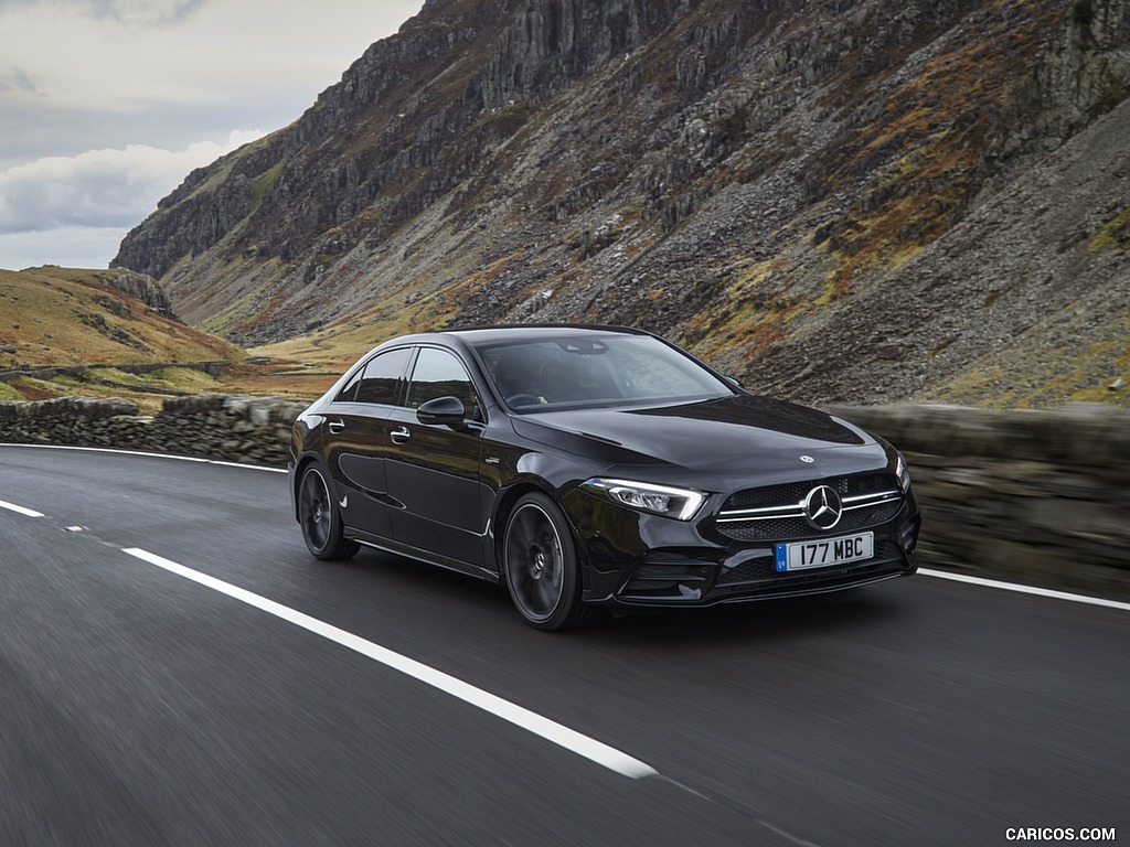 2020 Mercedes-AMG A 35 Sedan (UK-Spec) - Front Three-Quarter