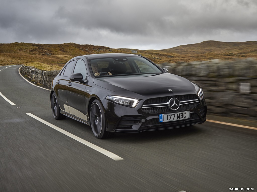 2020 Mercedes-AMG A 35 Sedan (UK-Spec) - Front Three-Quarter