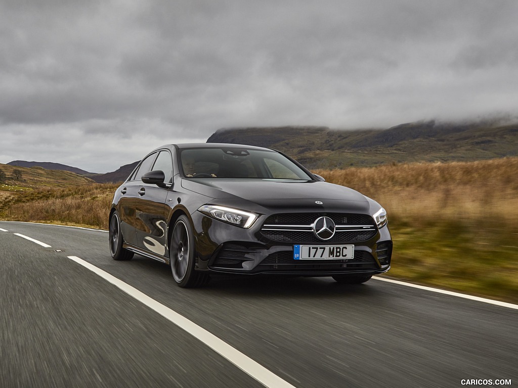 2020 Mercedes-AMG A 35 Sedan (UK-Spec) - Front Three-Quarter