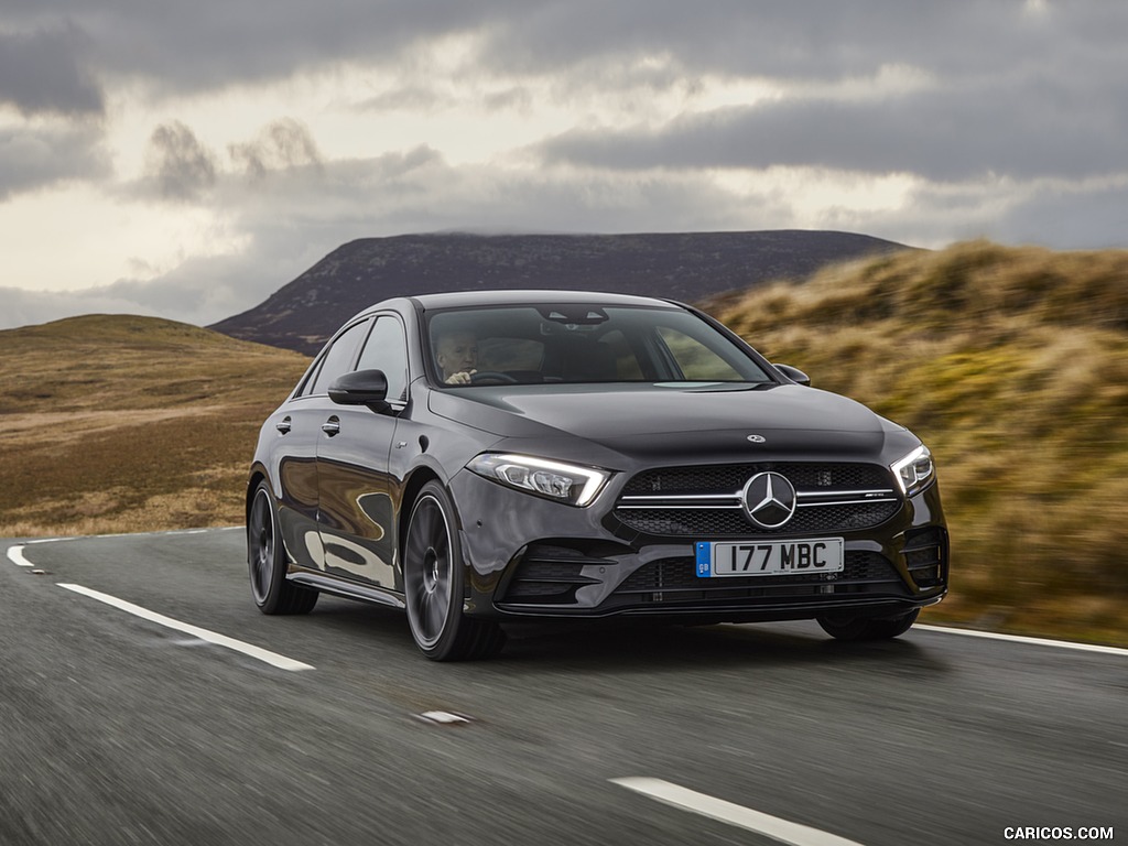 2020 Mercedes-AMG A 35 Sedan (UK-Spec) - Front Three-Quarter