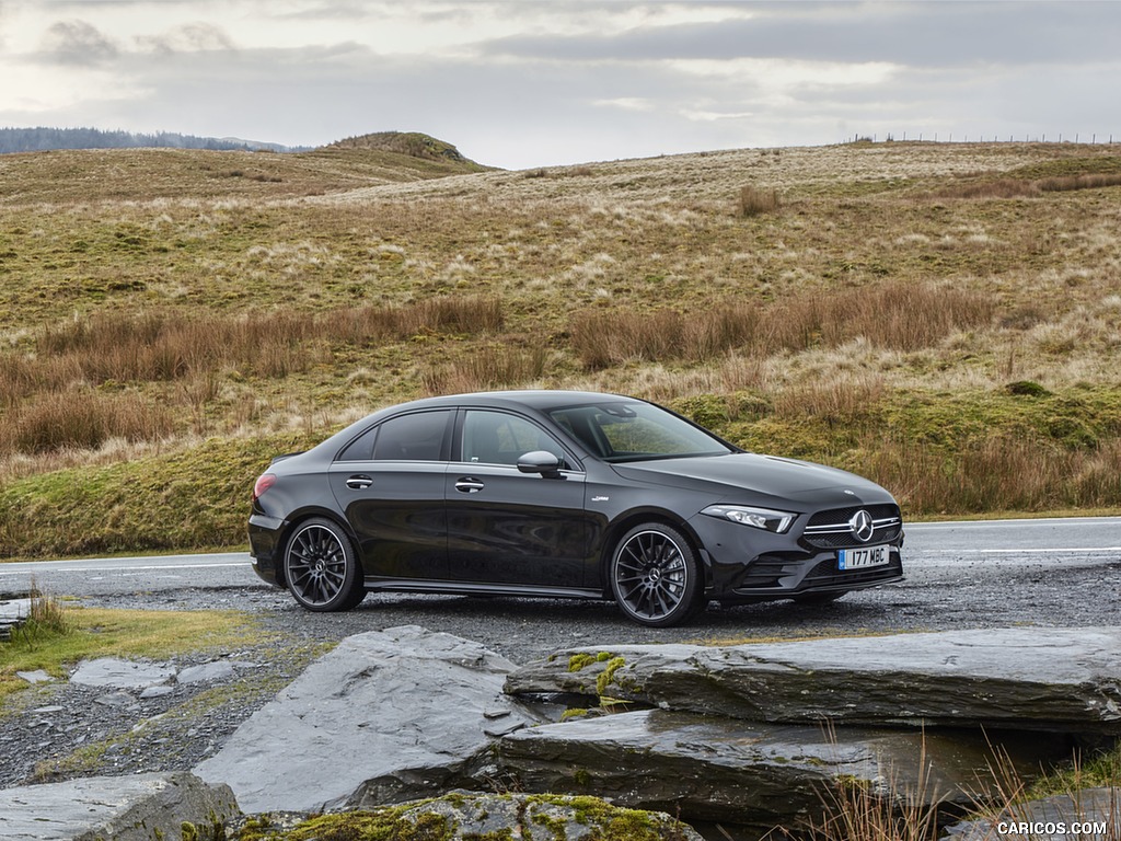 2020 Mercedes-AMG A 35 Sedan (UK-Spec) - Front Three-Quarter