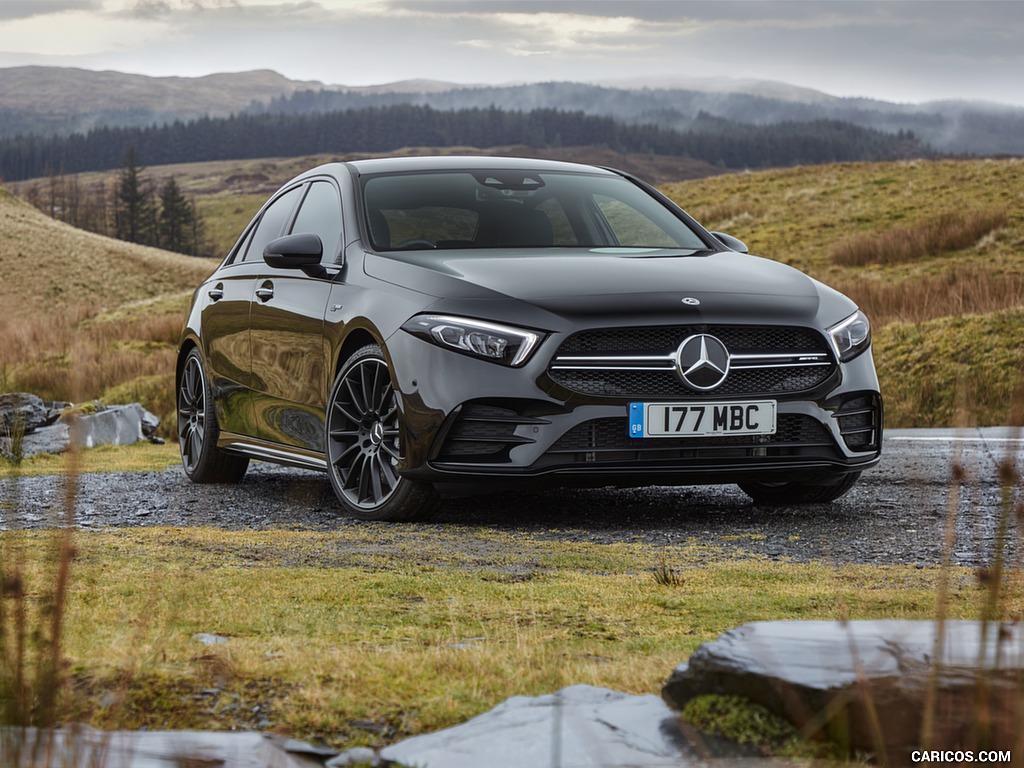 2020 Mercedes-AMG A 35 Sedan (UK-Spec) - Front Three-Quarter