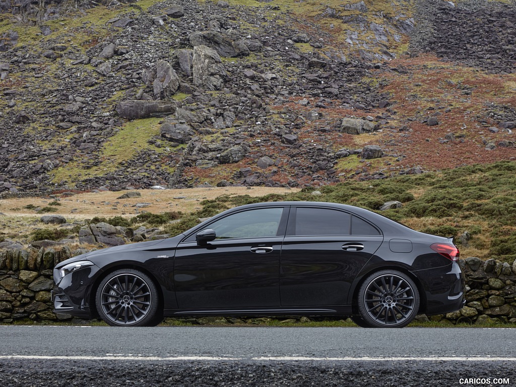 2020 Mercedes-AMG A 35 Sedan (UK-Spec) - Side