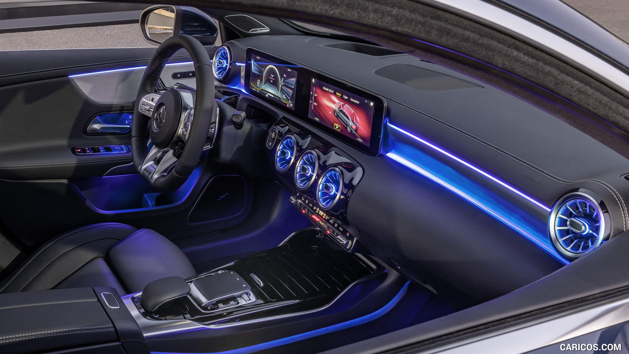 2020 Mercedes-AMG A 35 Sedan - Interior Ambient Lighting, #20 of 101