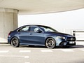 2020 Mercedes-AMG A 35 Sedan 4MATIC (Color: Denim Blue) - Front Three-Quarter