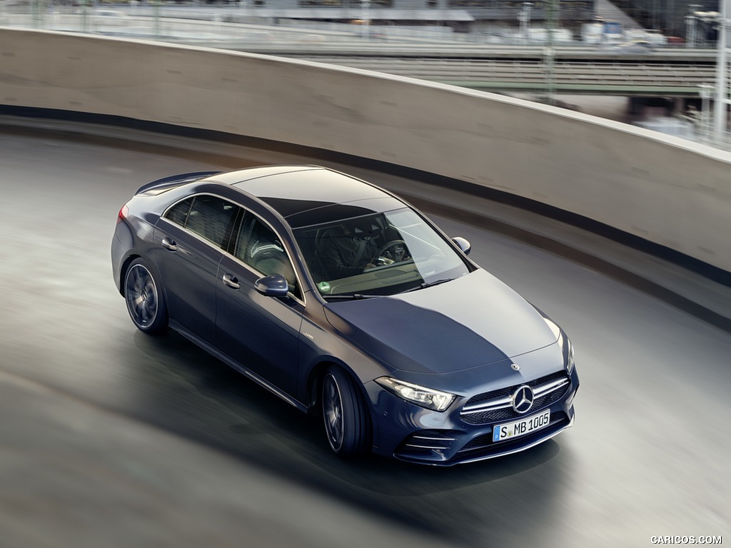 2020 Mercedes-AMG A 35 Sedan 4MATIC (Color: Denim Blue) - Top