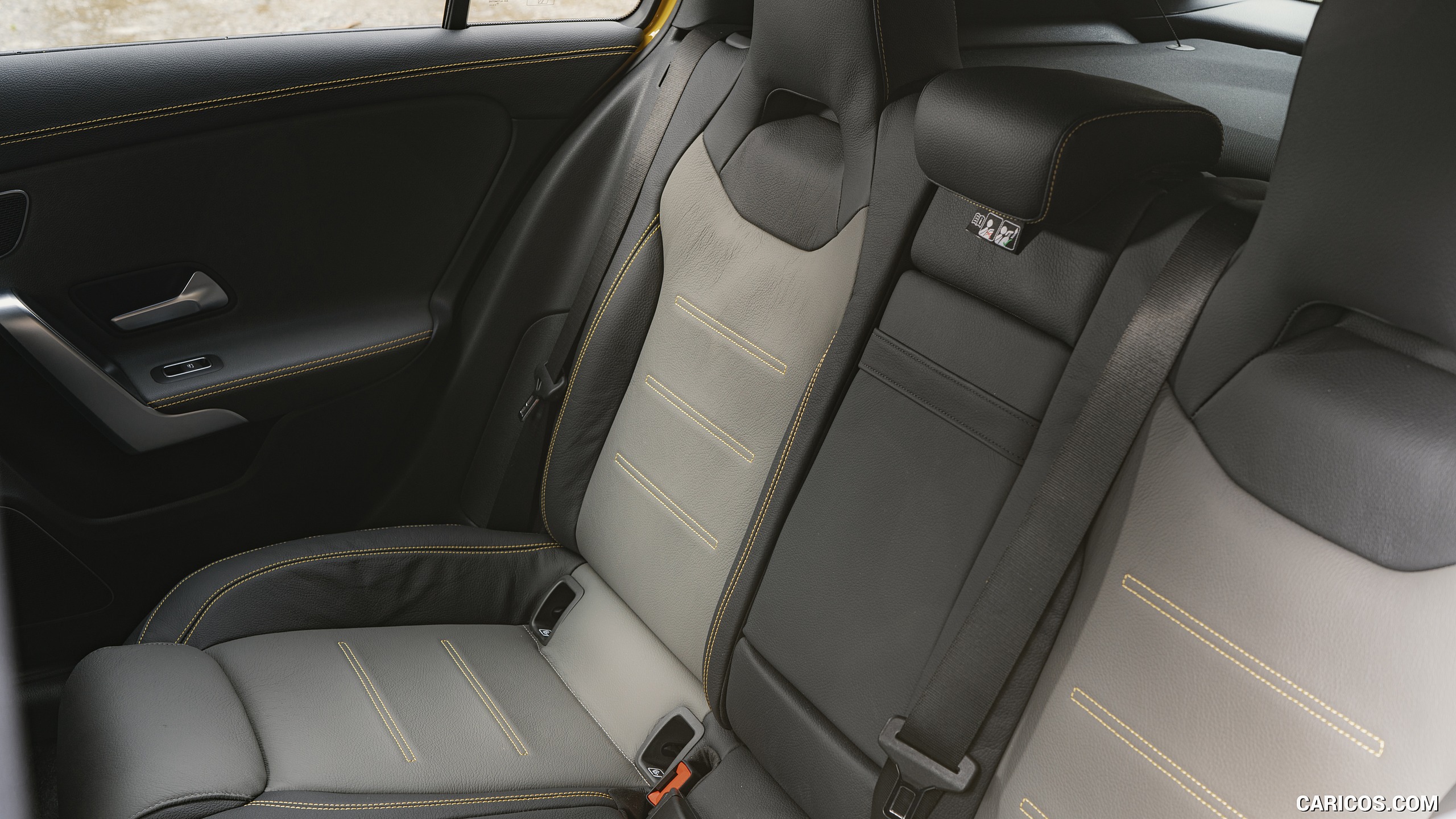 2020 Mercedes-AMG A 45 S (UK-Spec) - Interior, Rear Seats, #188 of 188