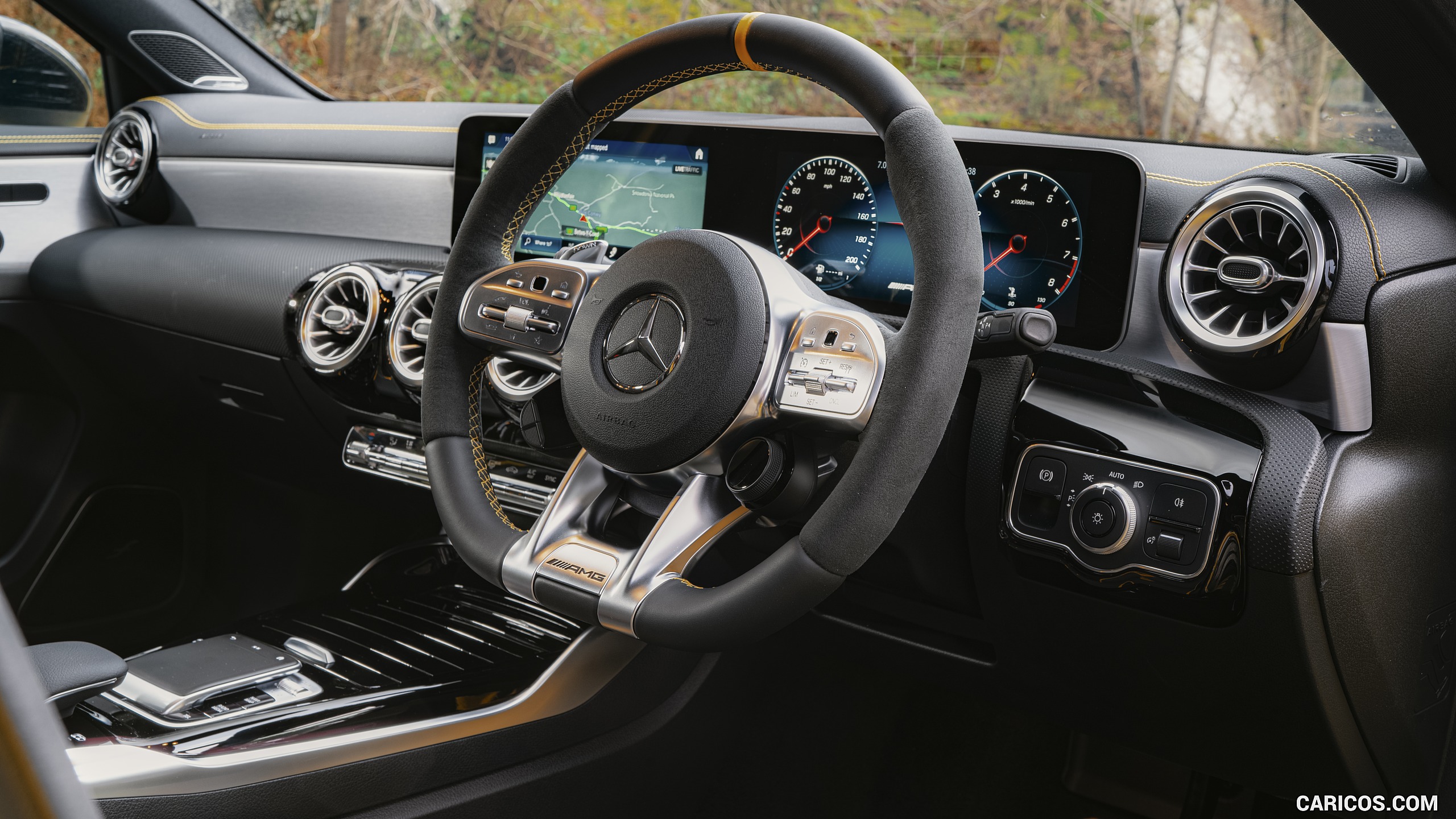 2020 Mercedes-AMG A 45 S (UK-Spec) - Interior, #179 of 188