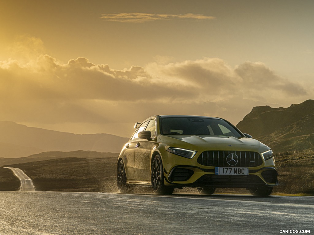 2020 Mercedes-AMG A 45 S (UK-Spec) - Front Three-Quarter