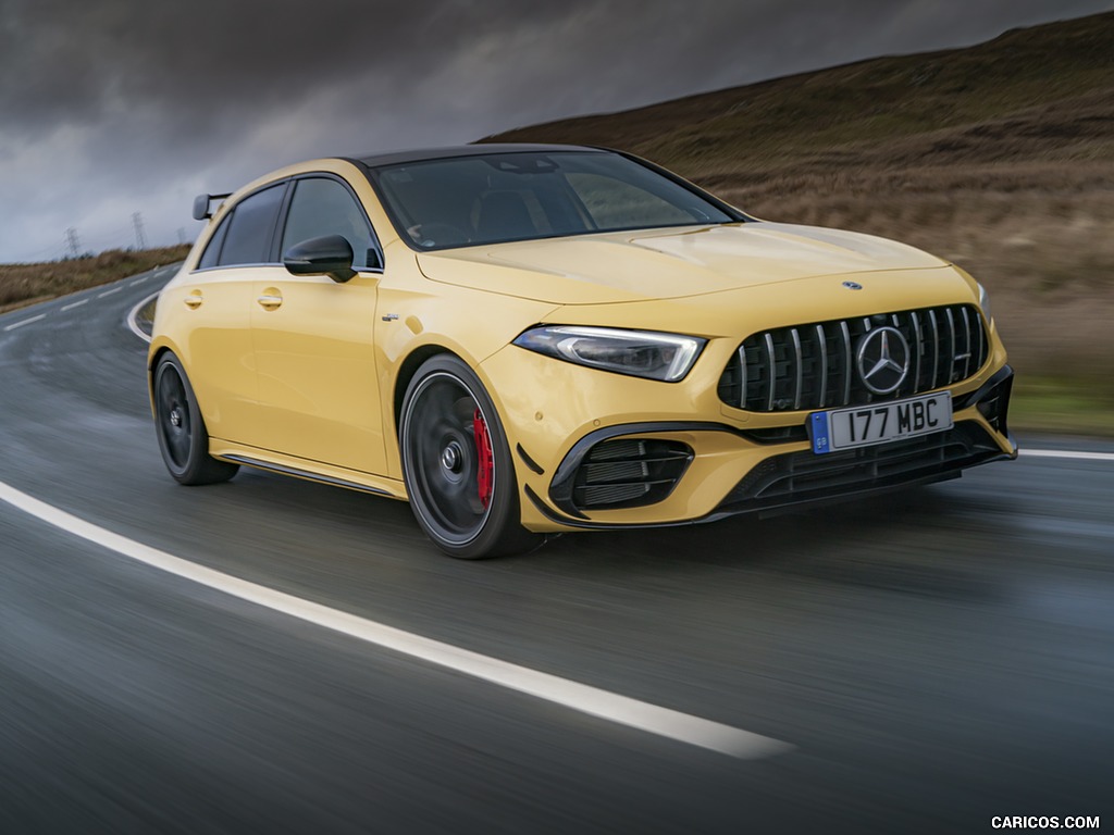 2020 Mercedes-AMG A 45 S (UK-Spec) - Front Three-Quarter