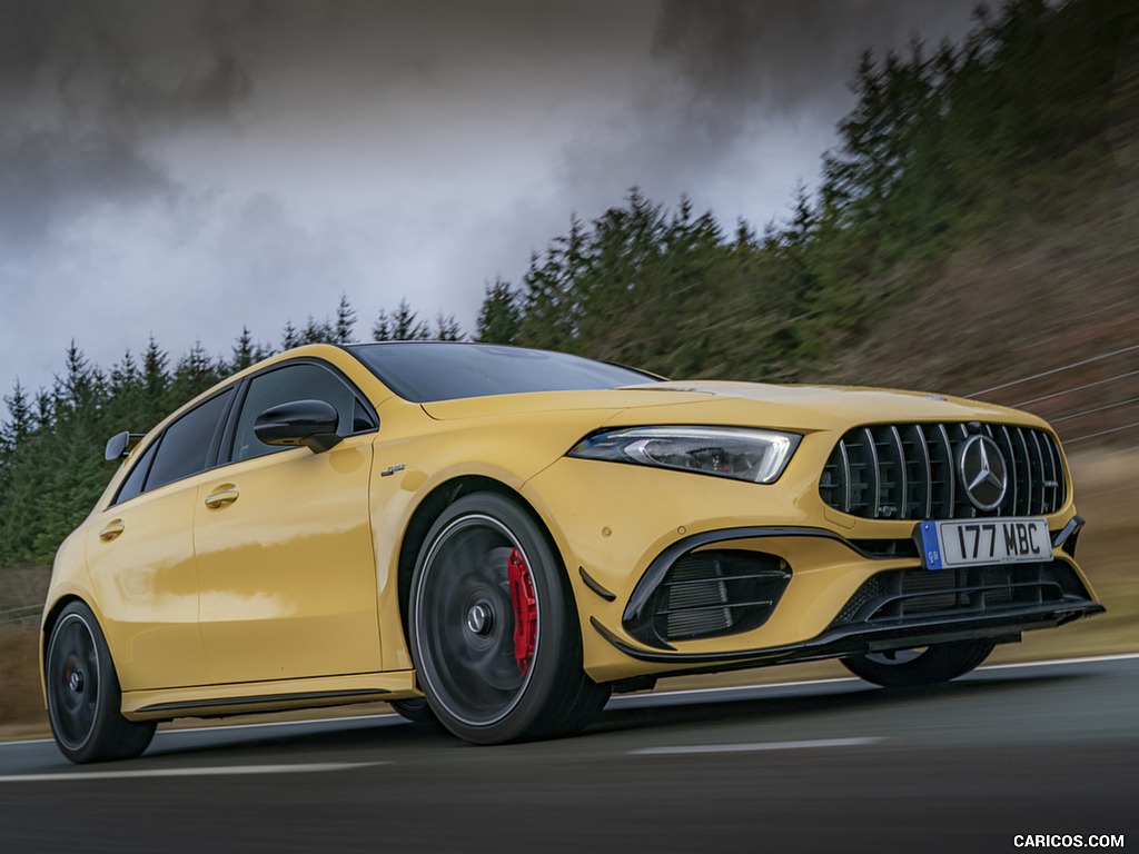 2020 Mercedes-AMG A 45 S (UK-Spec) - Front Three-Quarter