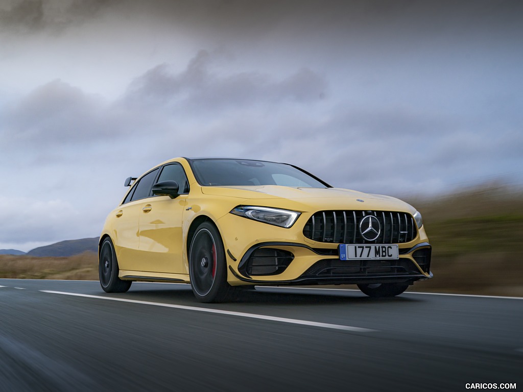 2020 Mercedes-AMG A 45 S (UK-Spec) - Front Three-Quarter