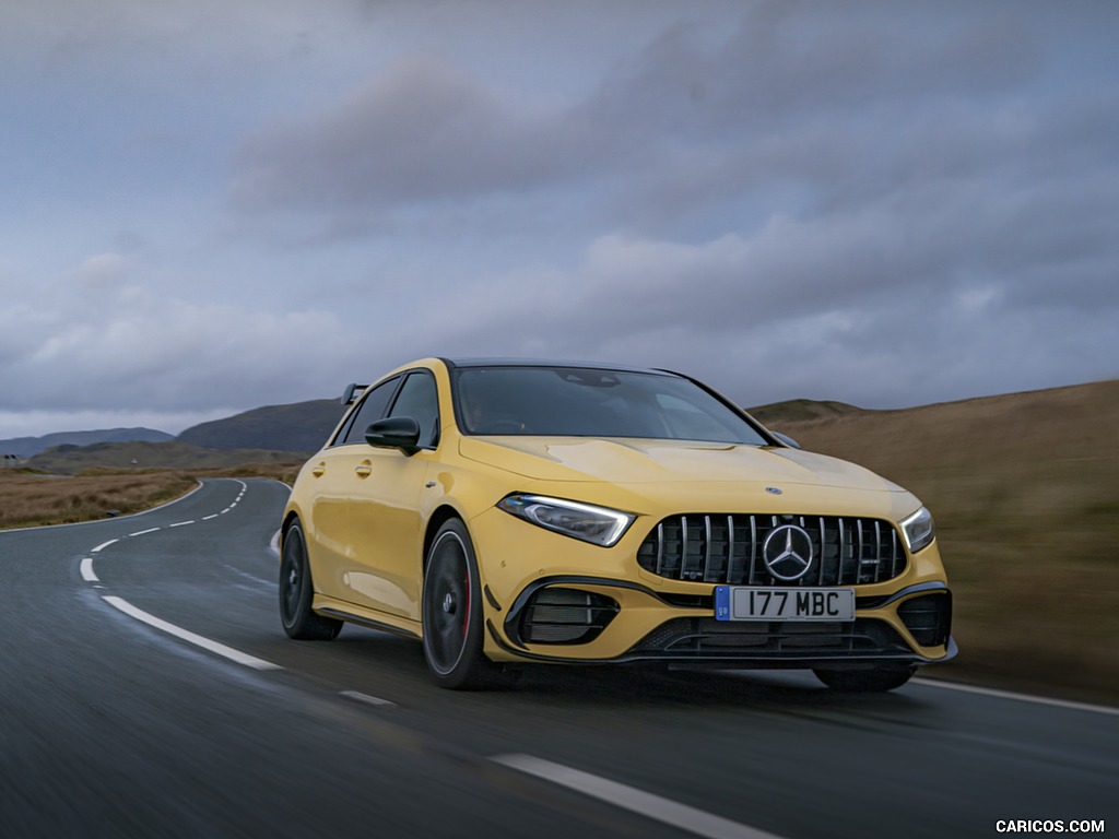 2020 Mercedes-AMG A 45 S (UK-Spec) - Front Three-Quarter