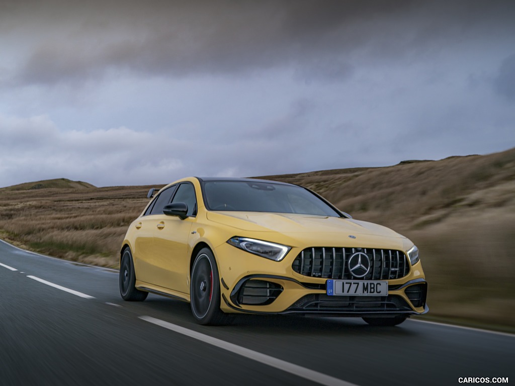 2020 Mercedes-AMG A 45 S (UK-Spec) - Front Three-Quarter