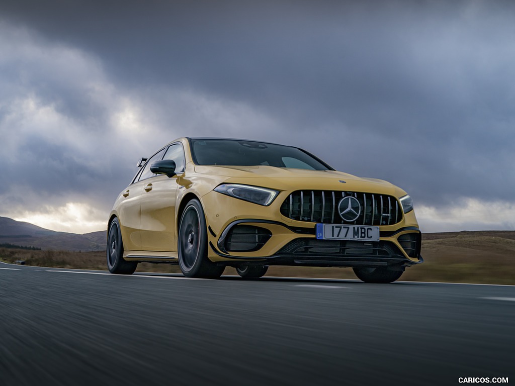 2020 Mercedes-AMG A 45 S (UK-Spec) - Front Three-Quarter