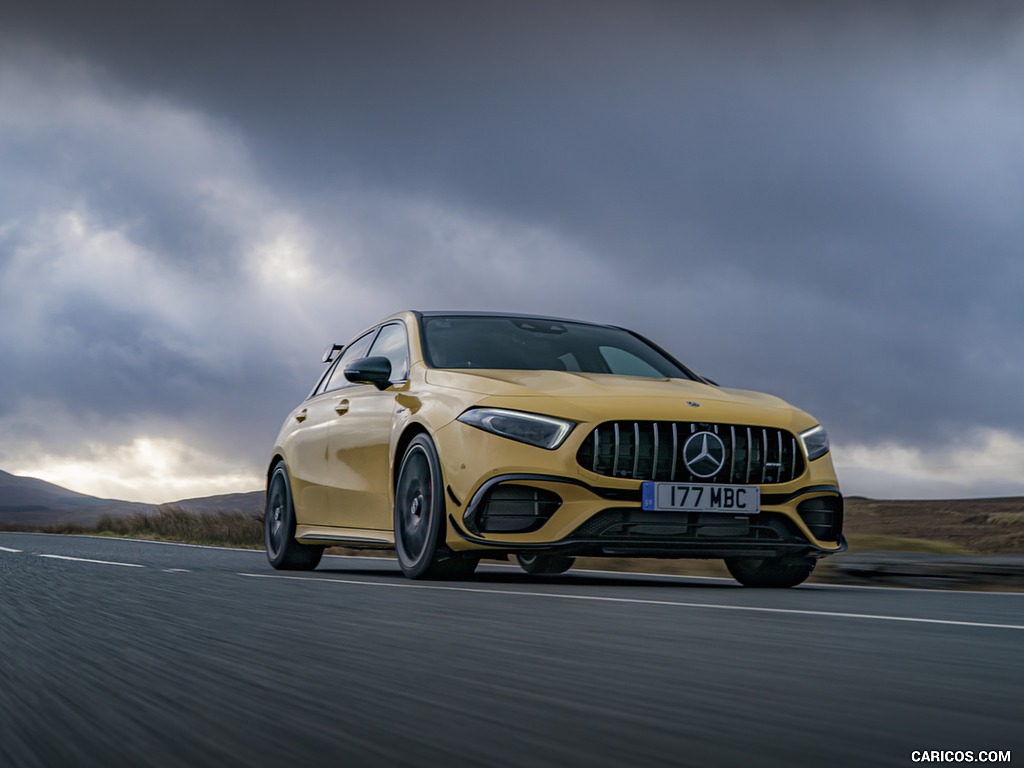 2020 Mercedes-AMG A 45 S (UK-Spec) - Front Three-Quarter